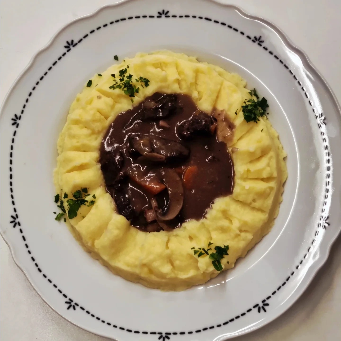 Beef bourguignon